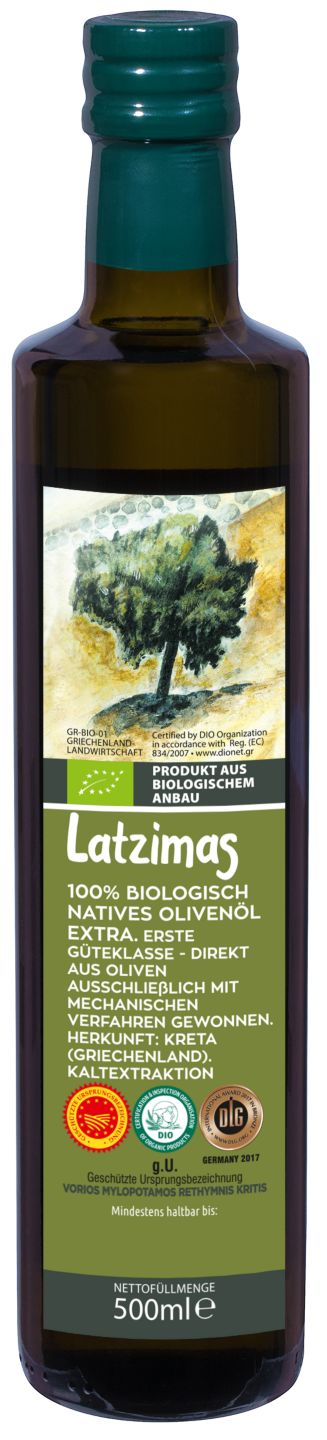 LATZIMAS Bio-Olivenöl DOP extra nativ
