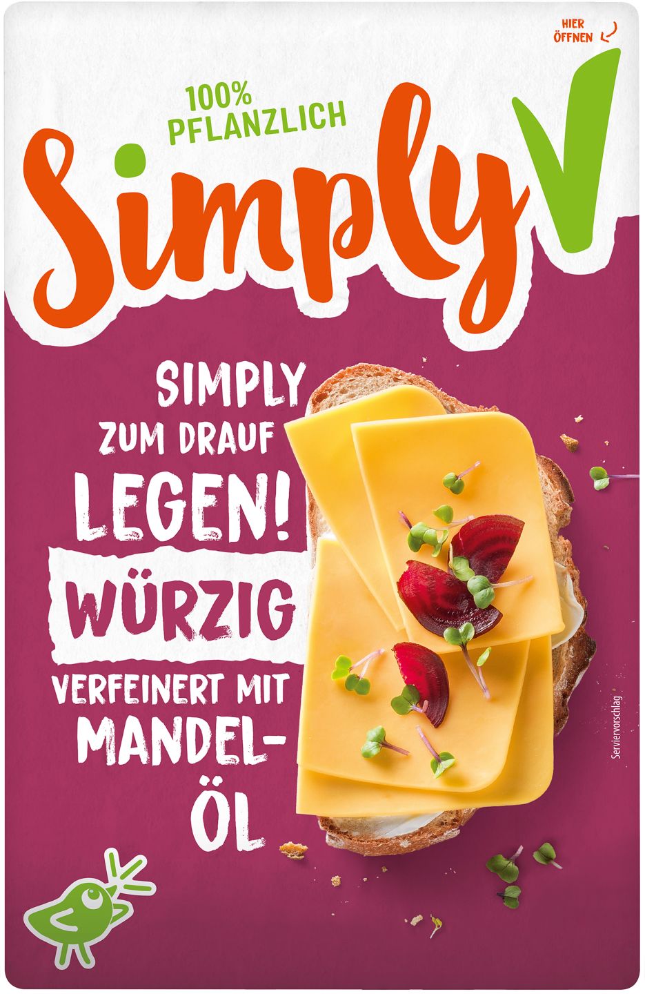 SIMPLY V Vegane Käse-Alternative