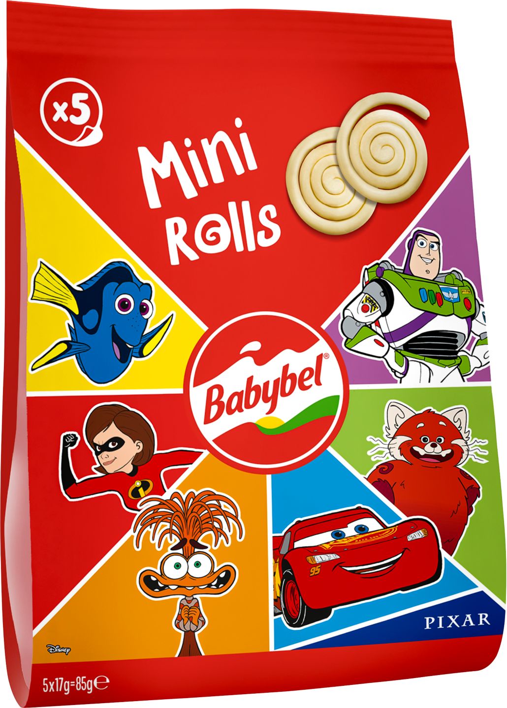 BABYBEL Mini Rolls Käseschnecken, 38 % Fett i. Tr.