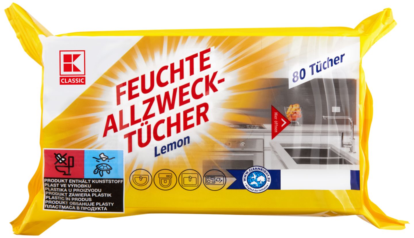 K-CLASSIC Feuchte Allzwecktücher