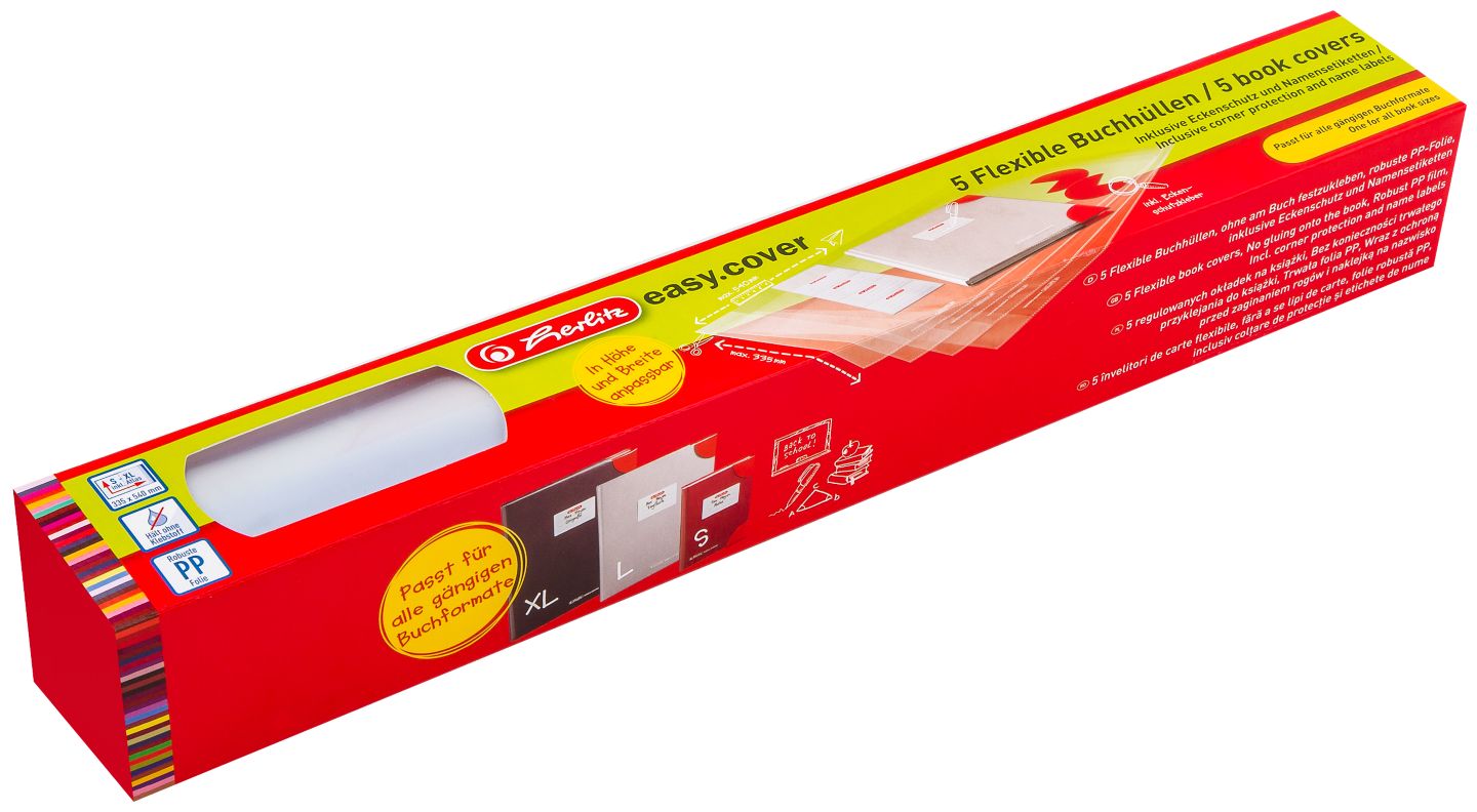 HERLITZ Buchhüllen »easy.cover«