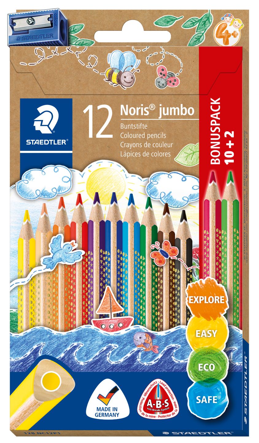 STAEDTLER Holzbuntstifte »Noris jumbo«