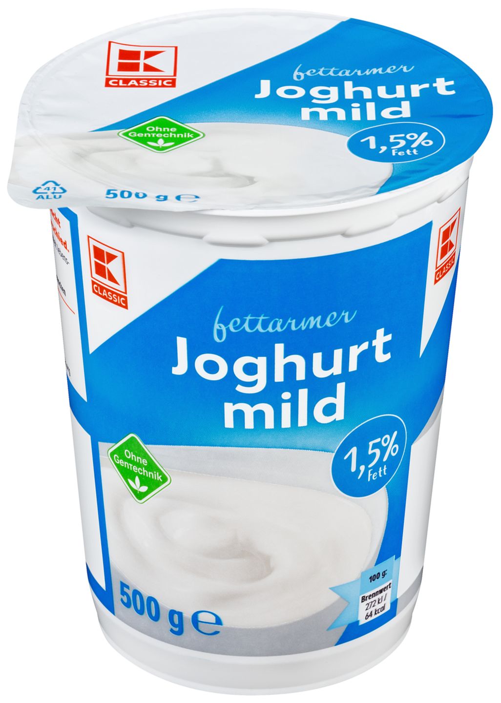 K-CLASSIC Joghurt mild, 0,1 % oder 1,5 % Fett