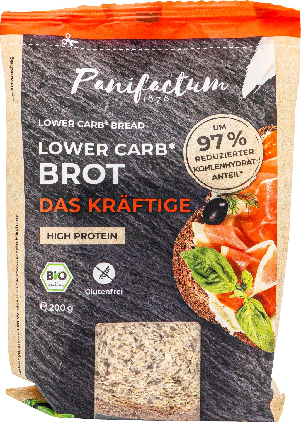 PANIFACTUM Lower Carb Bio-Brot