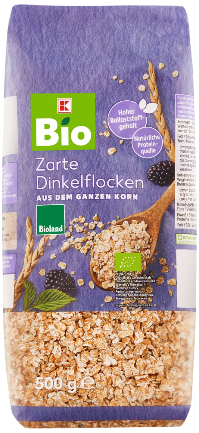 K-BIO Bioland Dinkelflocken