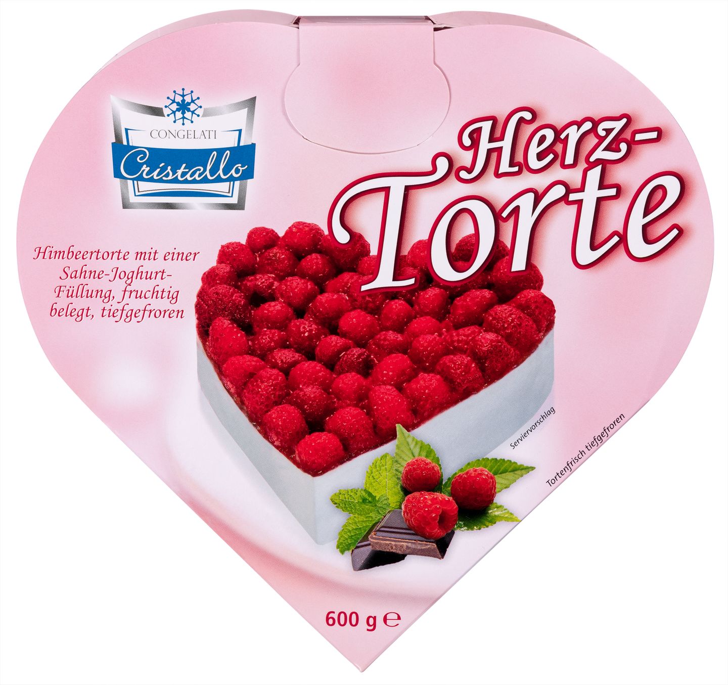 CRISTALLO Herztorte Himbeer