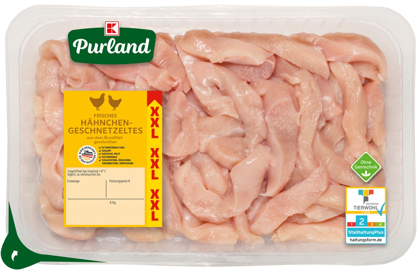 K-PURLAND Hähnchengeschnetzeltes XXL