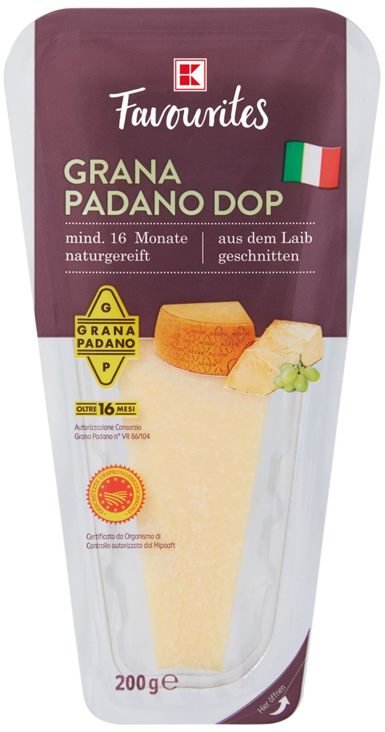 K-FAVOURITES Grana Padano DOP, am Stück 