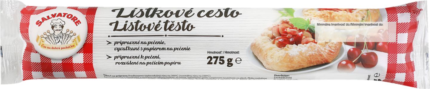 Salvatore Lístkové ces.
s pap. na peč.