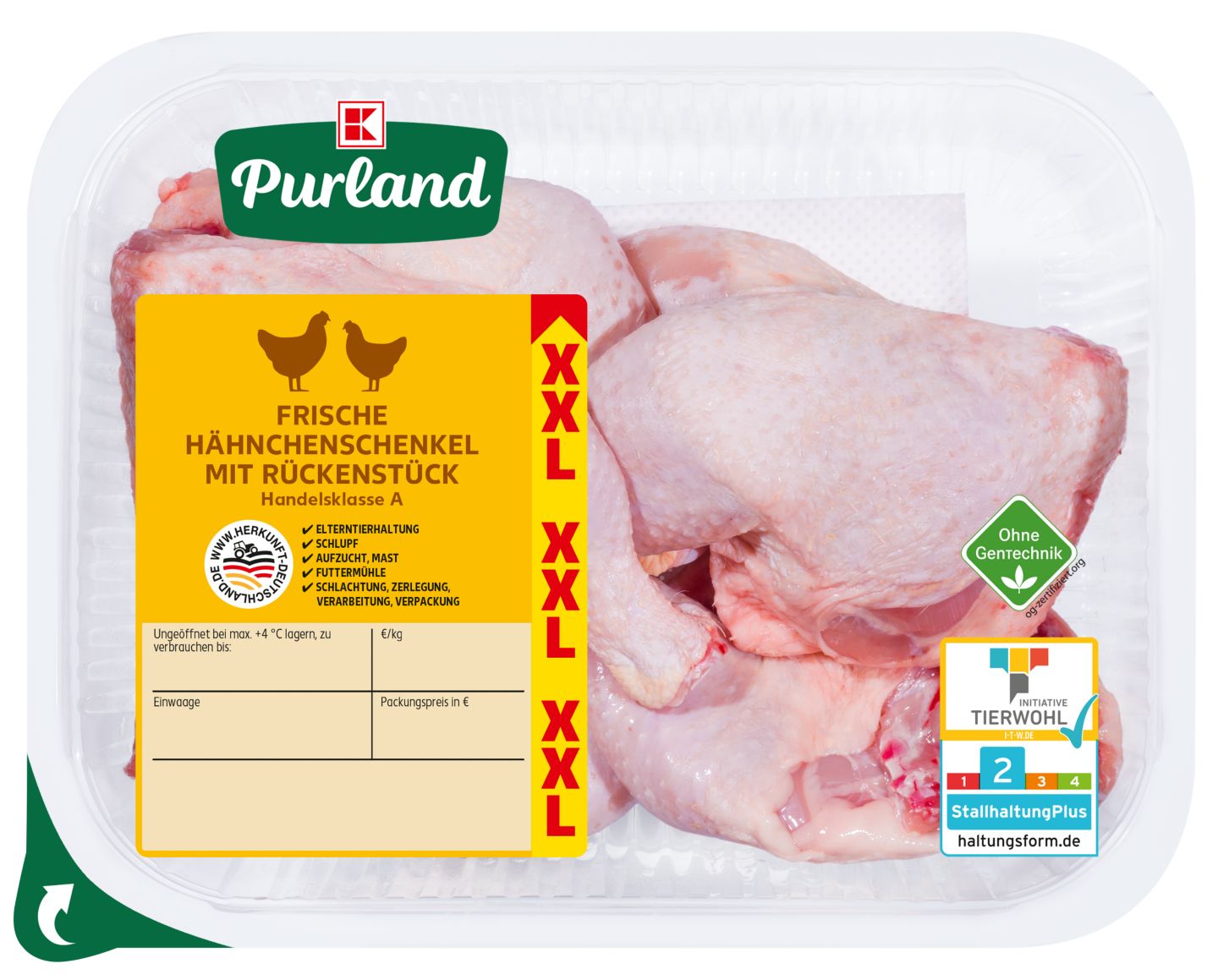 K-PURLAND Hähnchen-Schenkel XXL 