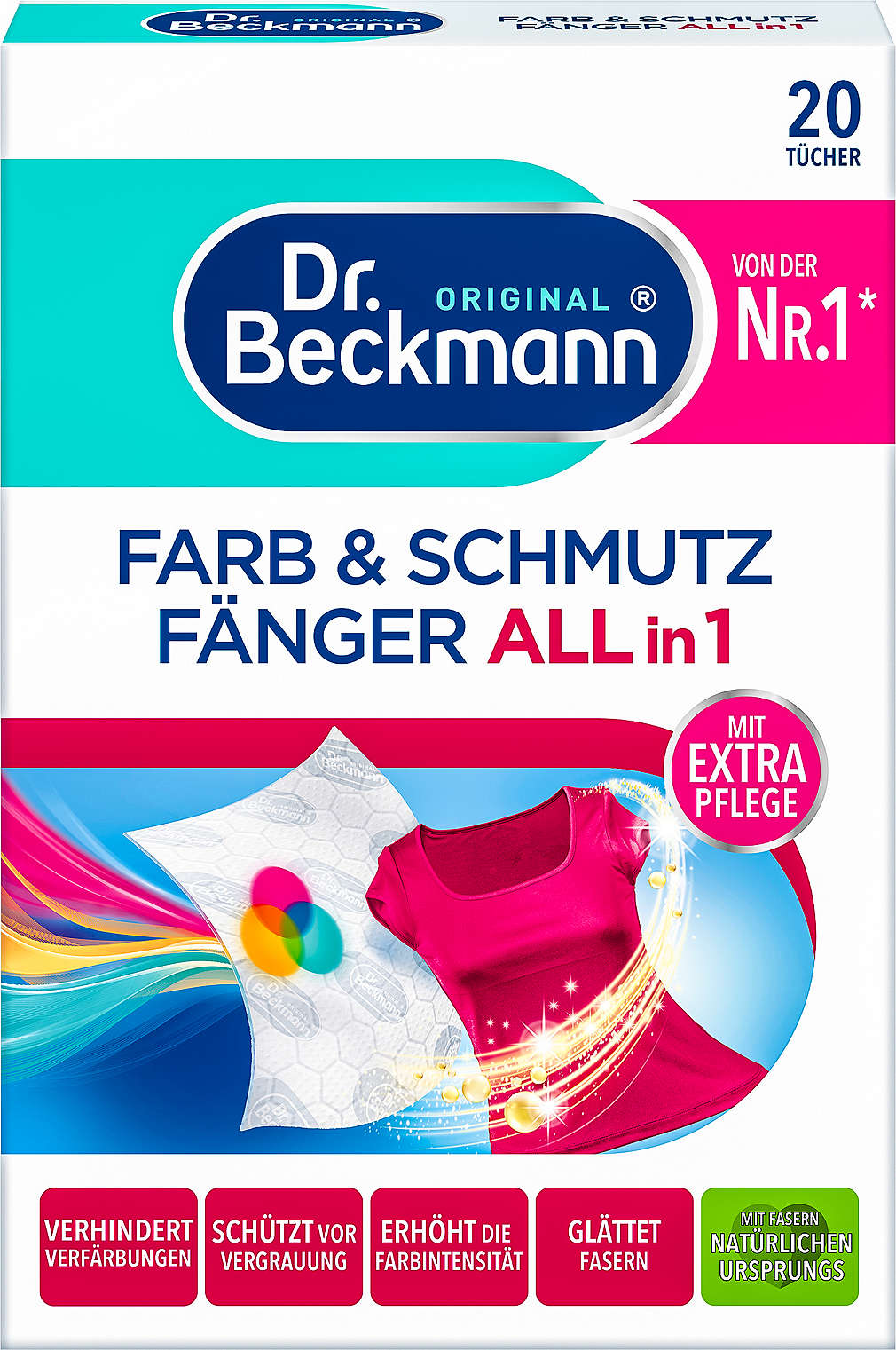 Abbildung des Angebots DR. BECKMANN Farb- & Schmutzfänger 3 in 1 