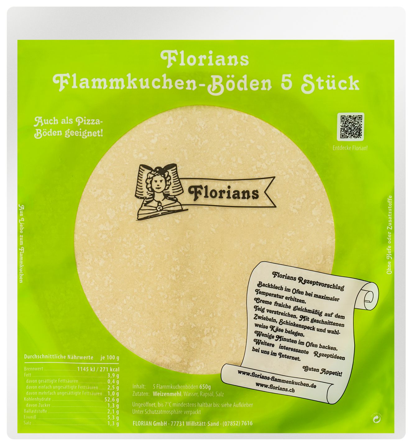 FLORIANS Flammkuchen-Böden