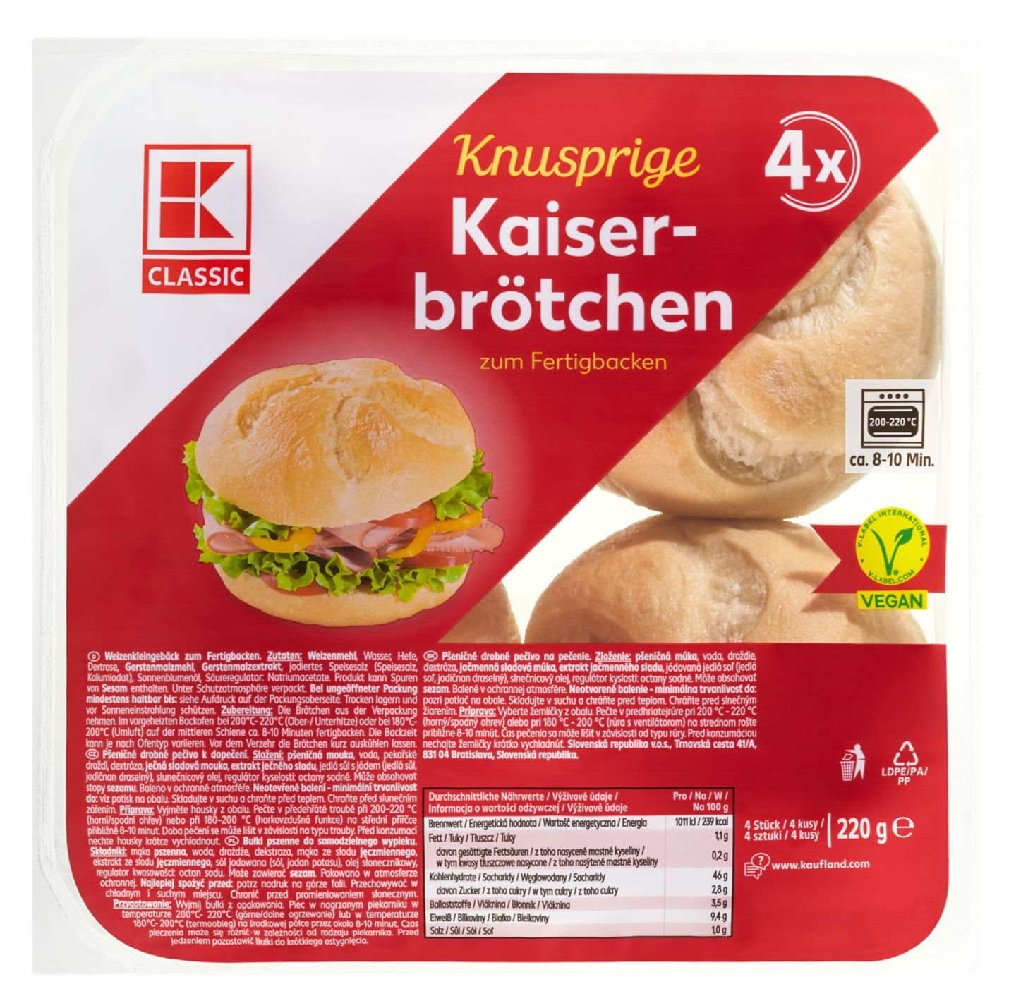 K-CLASSIC Kaiserbrötchen