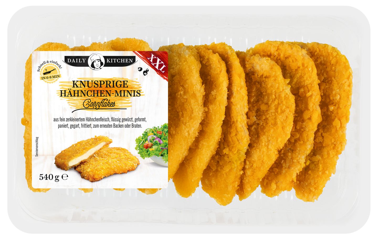 DAILY KITCHEN Hähnchen-Mini-Schnitzel XXL