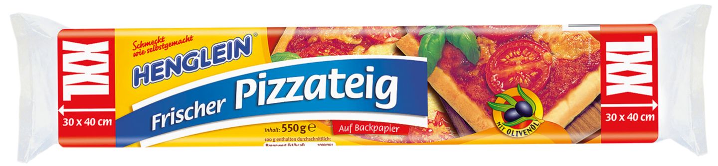 HENGLEIN Frischer Pizzateig XXL