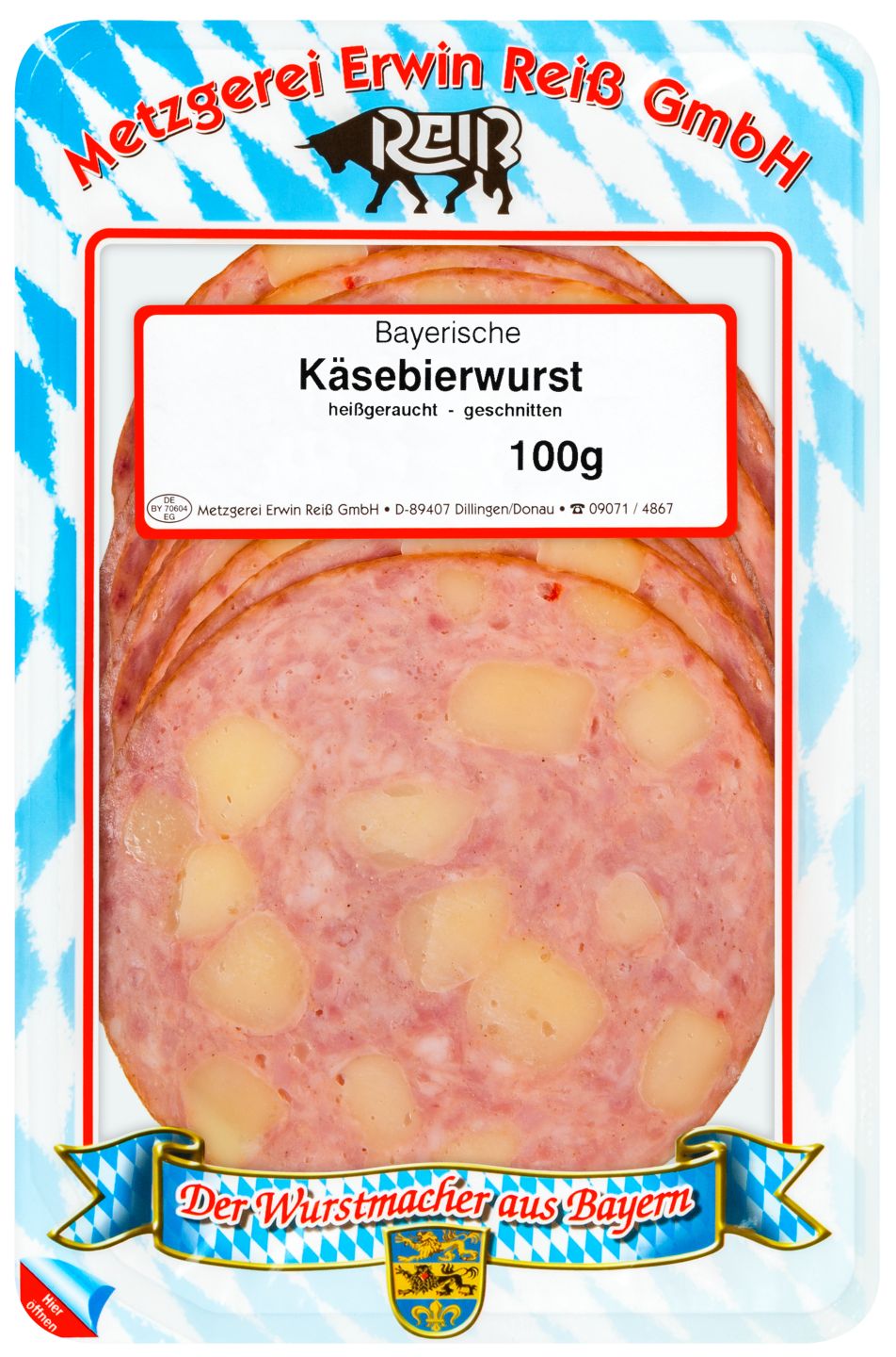 REISS Bayr. Käsebierwurst