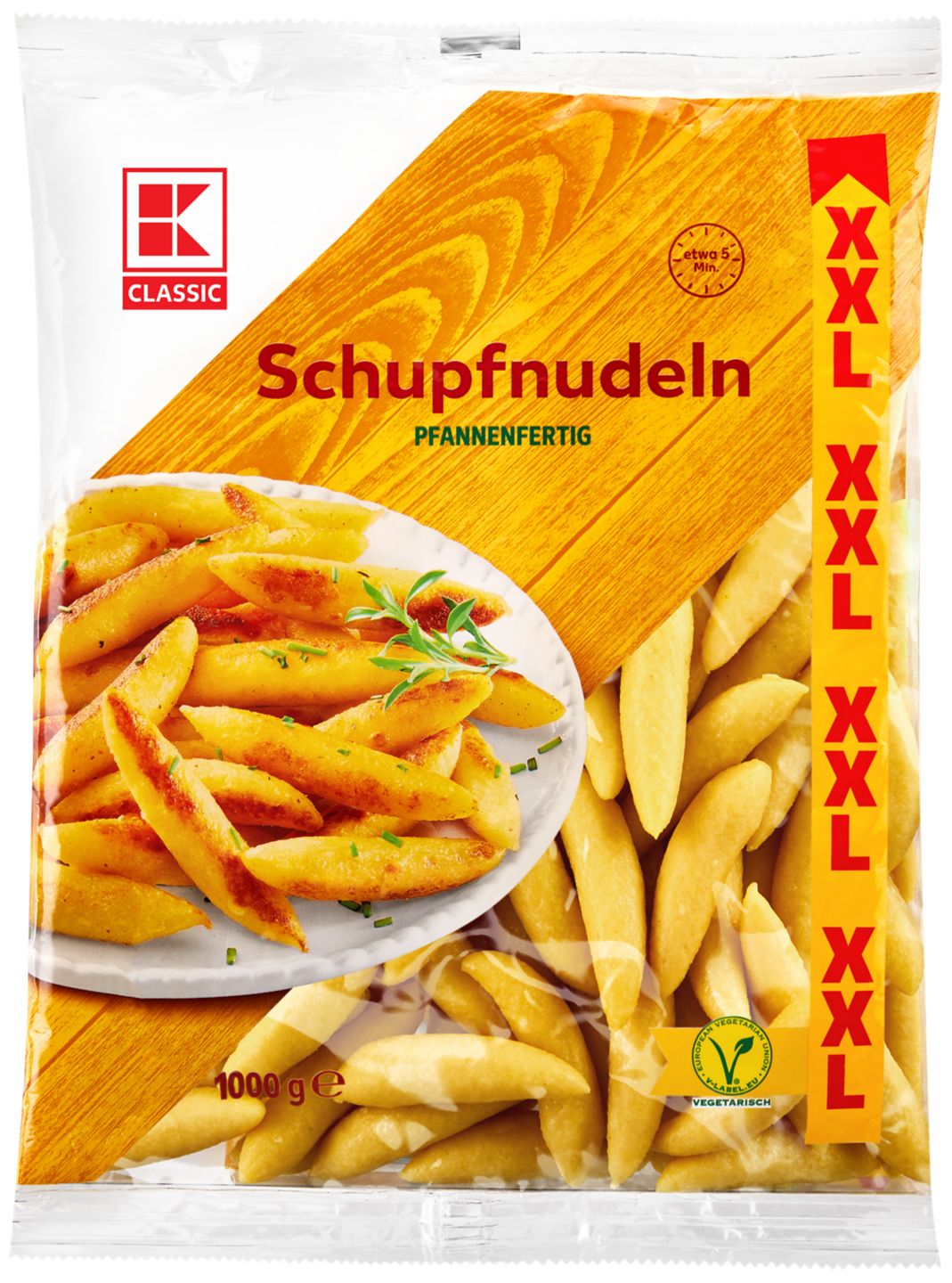 K-CLASSIC Schupfnudeln oder Spätzle XXL