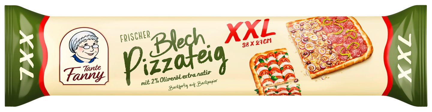 TANTE FANNY Frischer Blech-Pizzateig XXL