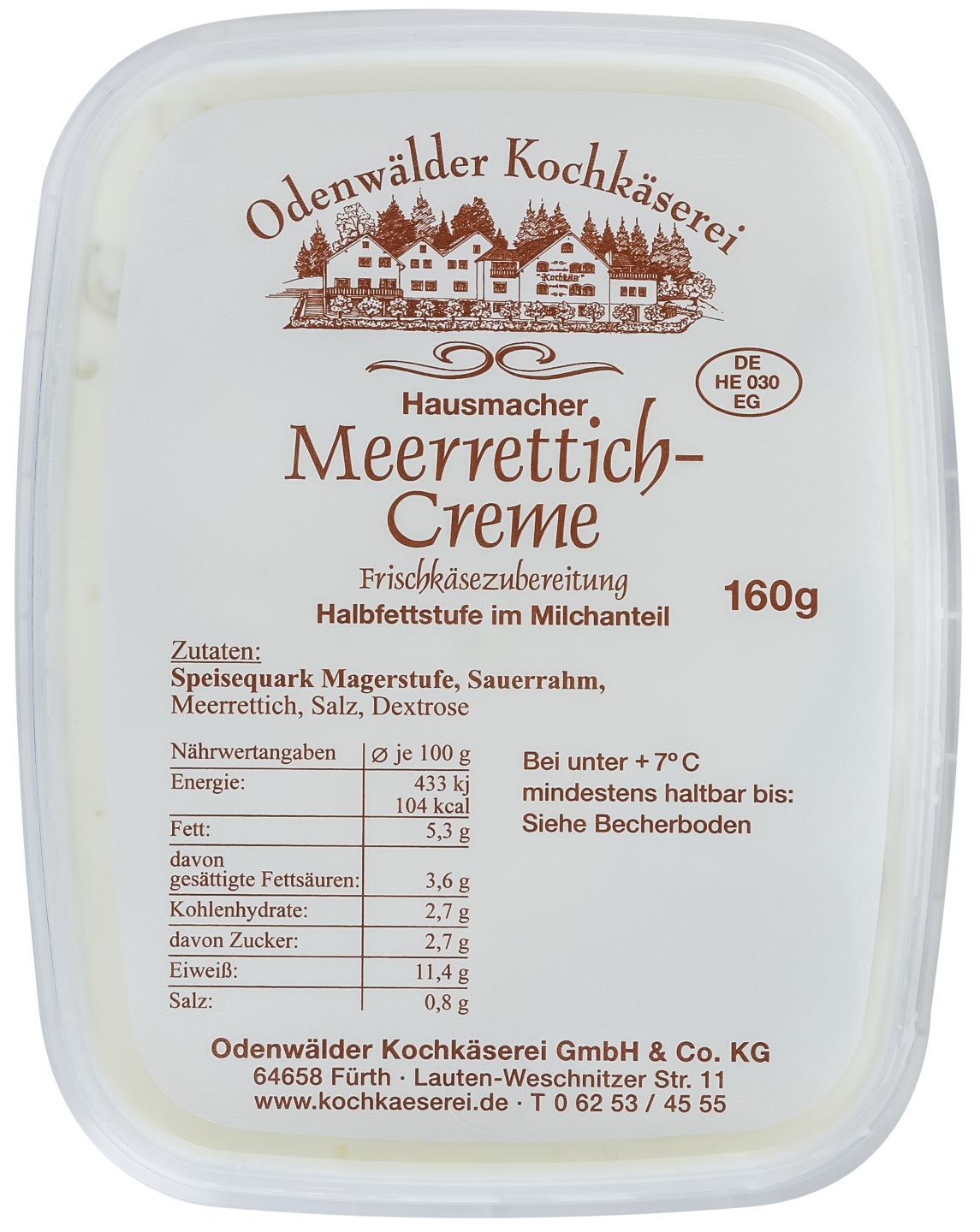 ODENWÄLDER KOCHKÄSEREI Hausmacher Meerrettich-Creme