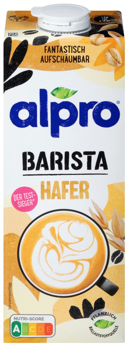 ALPRO Haferdrink Barista oder Sojadrink Vanillegeschmack