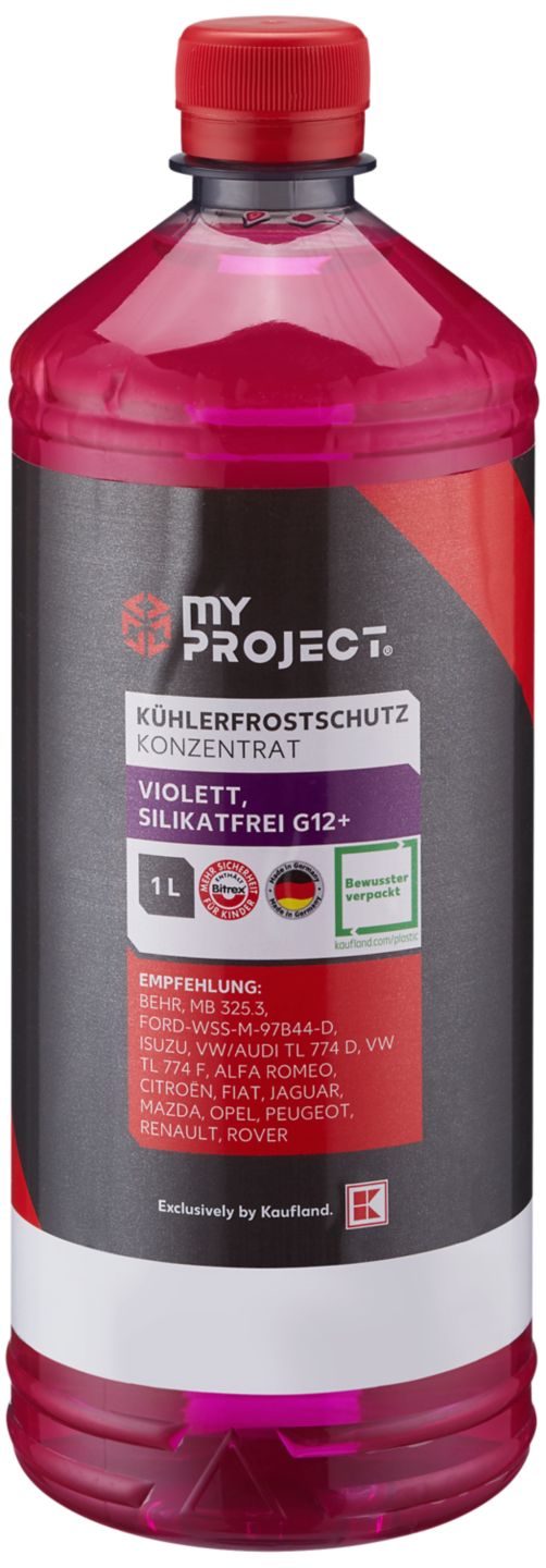 MY PROJECT® Kühlerfrostschutz G12+ Konzentrat