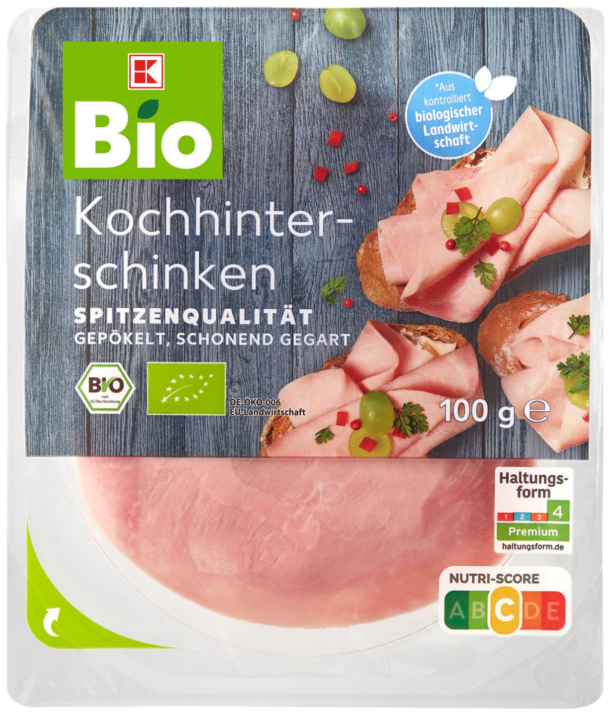 K-BIO Bio-Kochhinterschinken