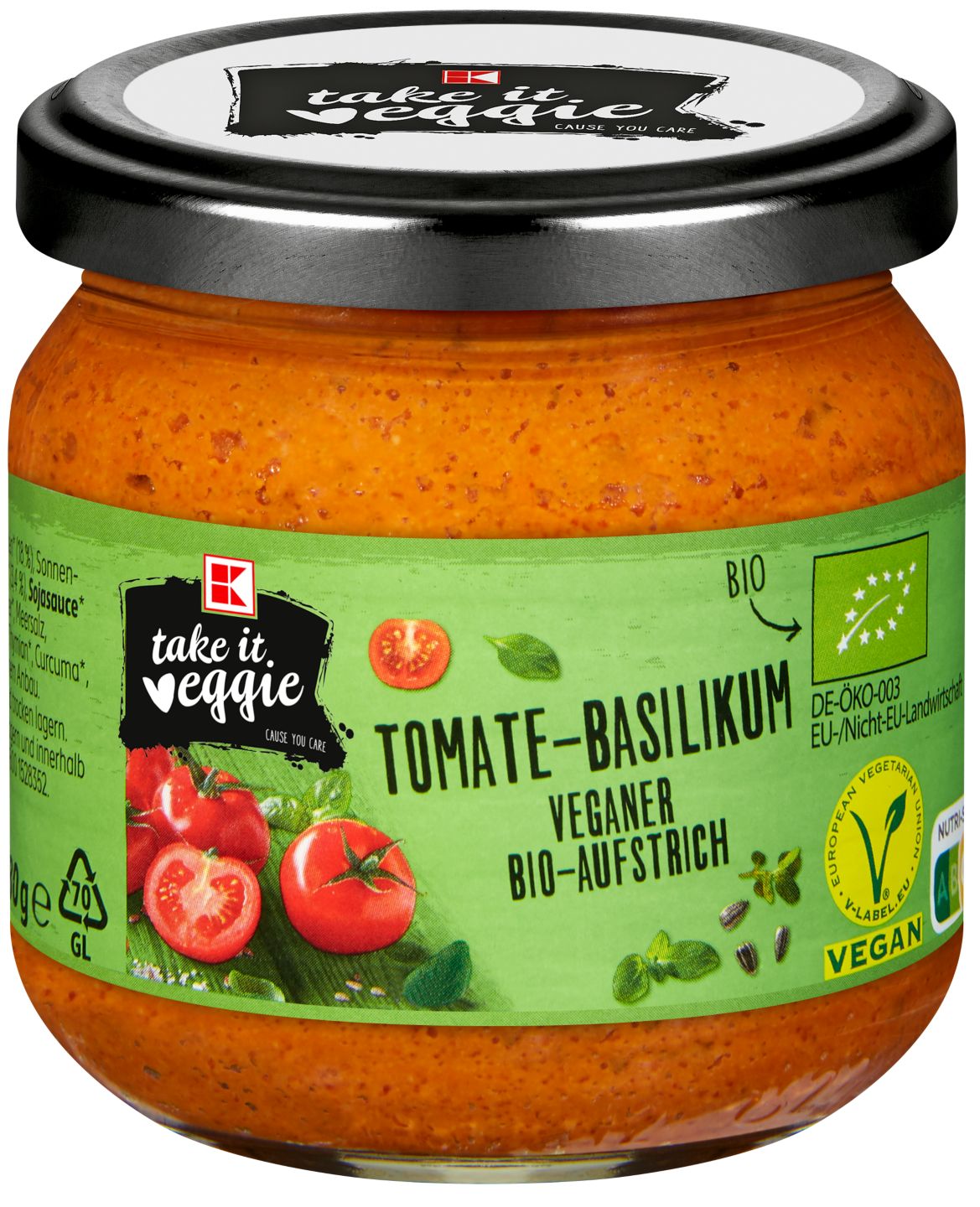 K-TAKE IT VEGGIE Veganer Bio-Brotaufstrich