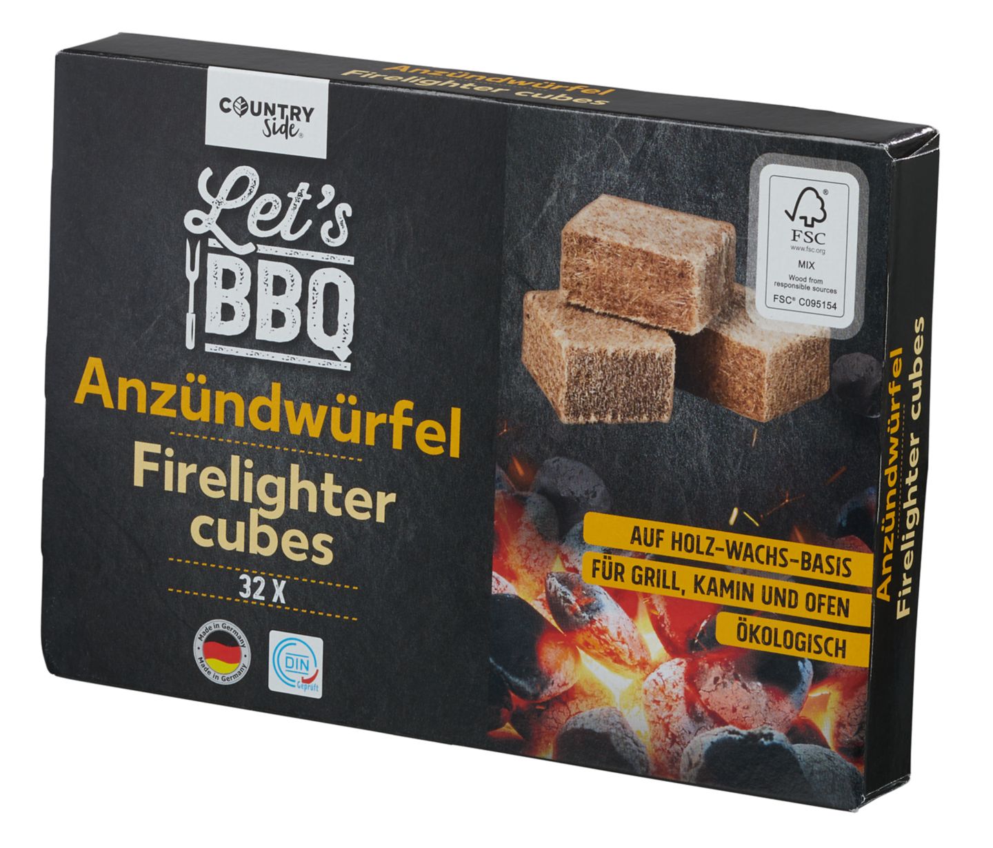 COUNTRYSIDE® Öko-Anzündwürfel 32 St. 