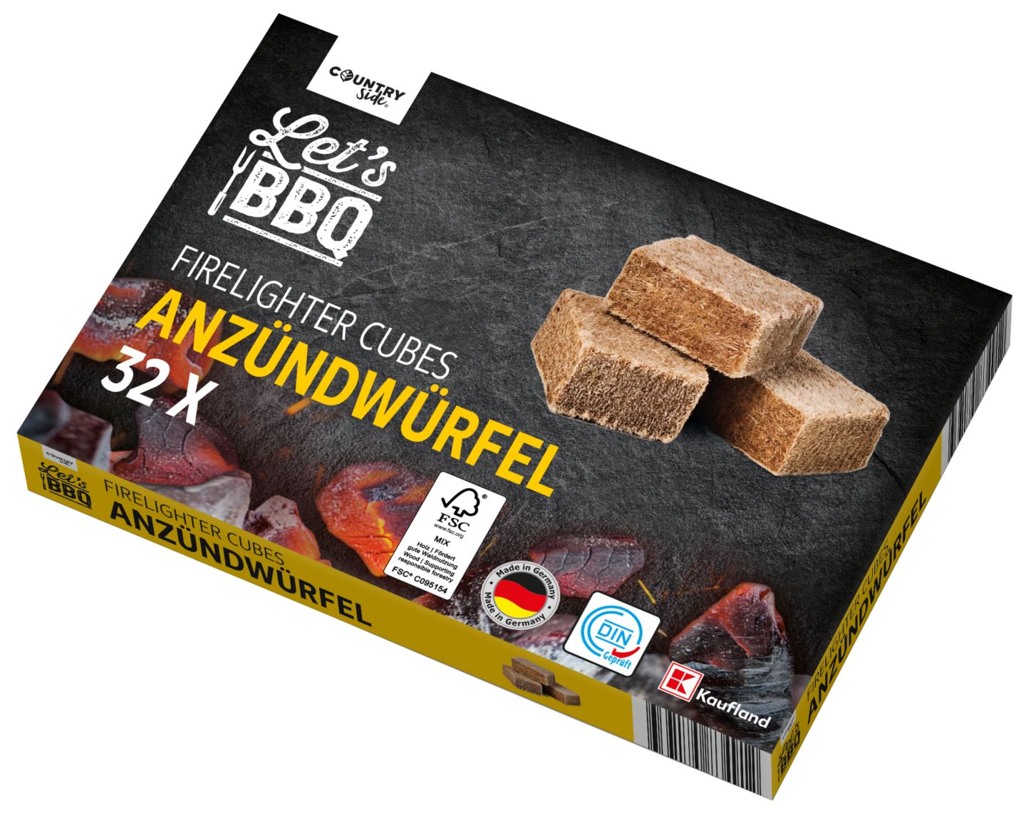 COUNTRYSIDE® Öko-Anzündwürfel 32 St.