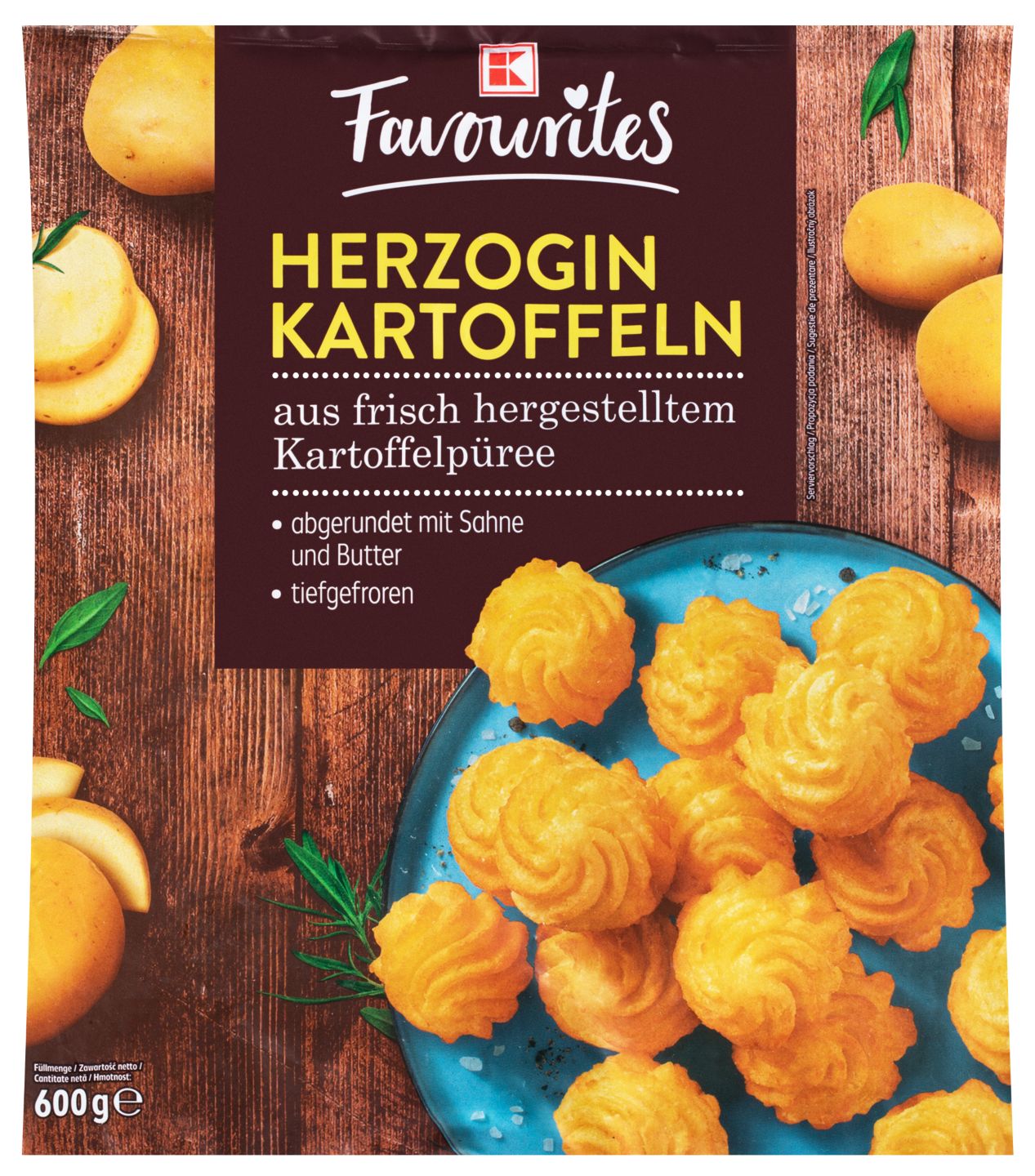 K-FAVOURITES Herzogin-Kartoffeln