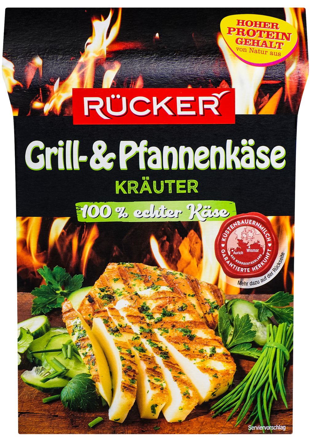 RÜCKER Grill- & Pfannenkäse Kräuter