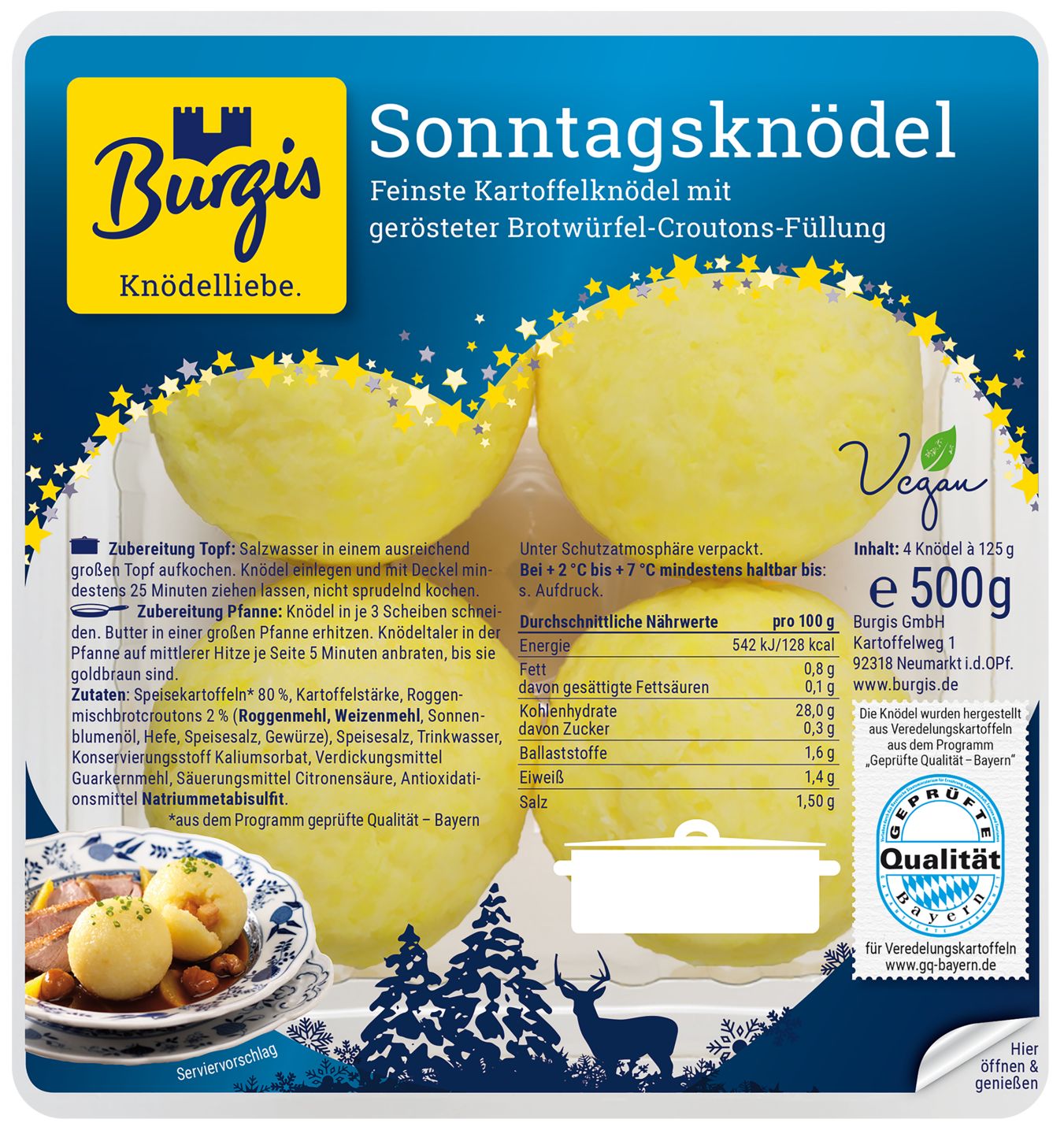 BURGIS Sonntagsknödel oder Knödelinos