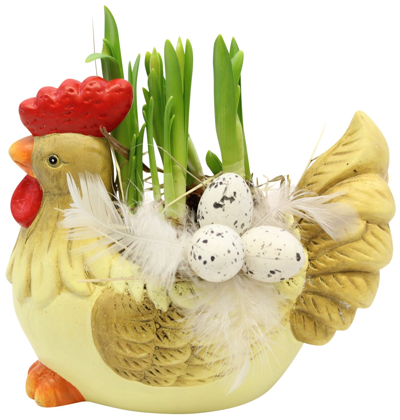 Bepflanzte Osterarrangements