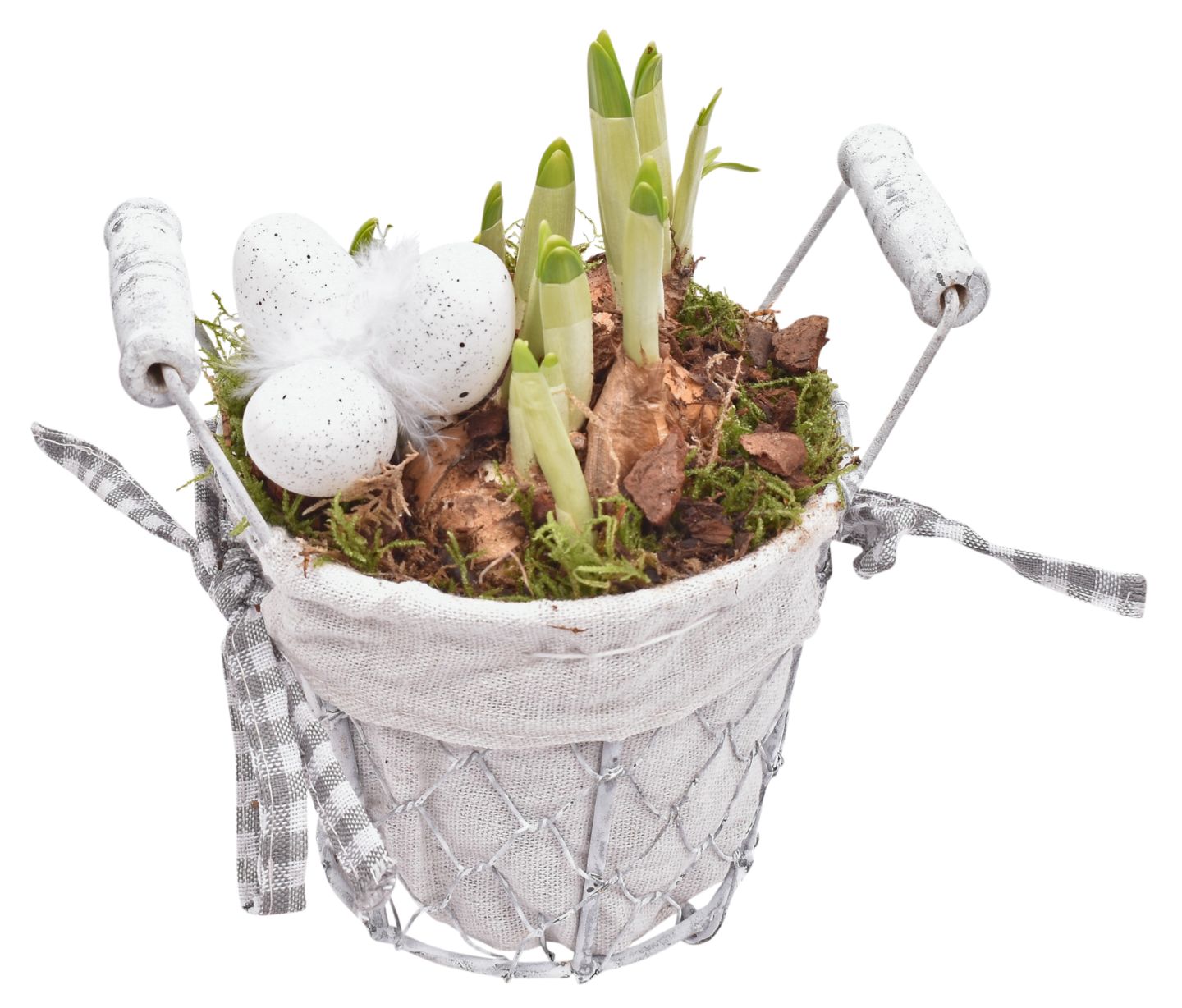 Bepflanzte Osterarrangements