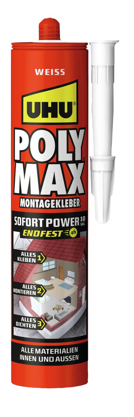 UHU Montagekleber »POLY MAX« weiß