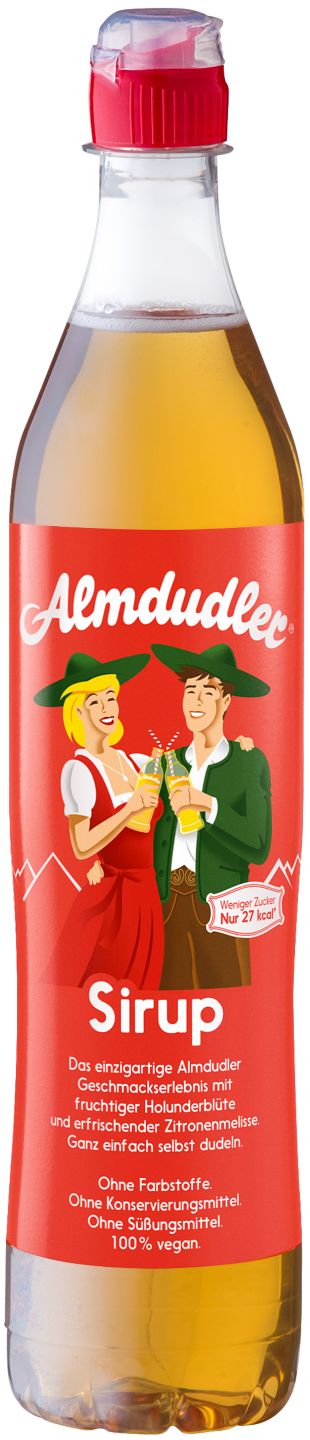 ALMDUDLER oder PFANNER Sirup