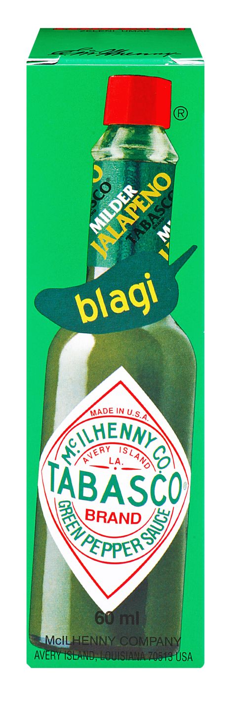 Mc Ilhenny Tabasco zeleni, blagi
MPC 2.5.2025=4,59€