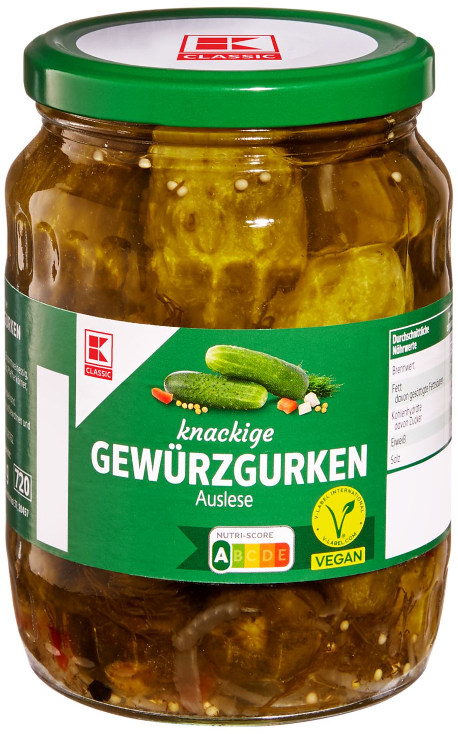 K-CLASSIC Gewürzgurken