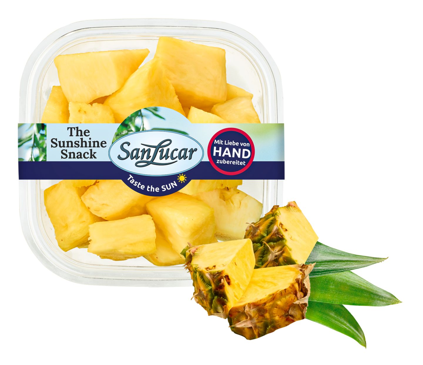 Ananas geschnitten  