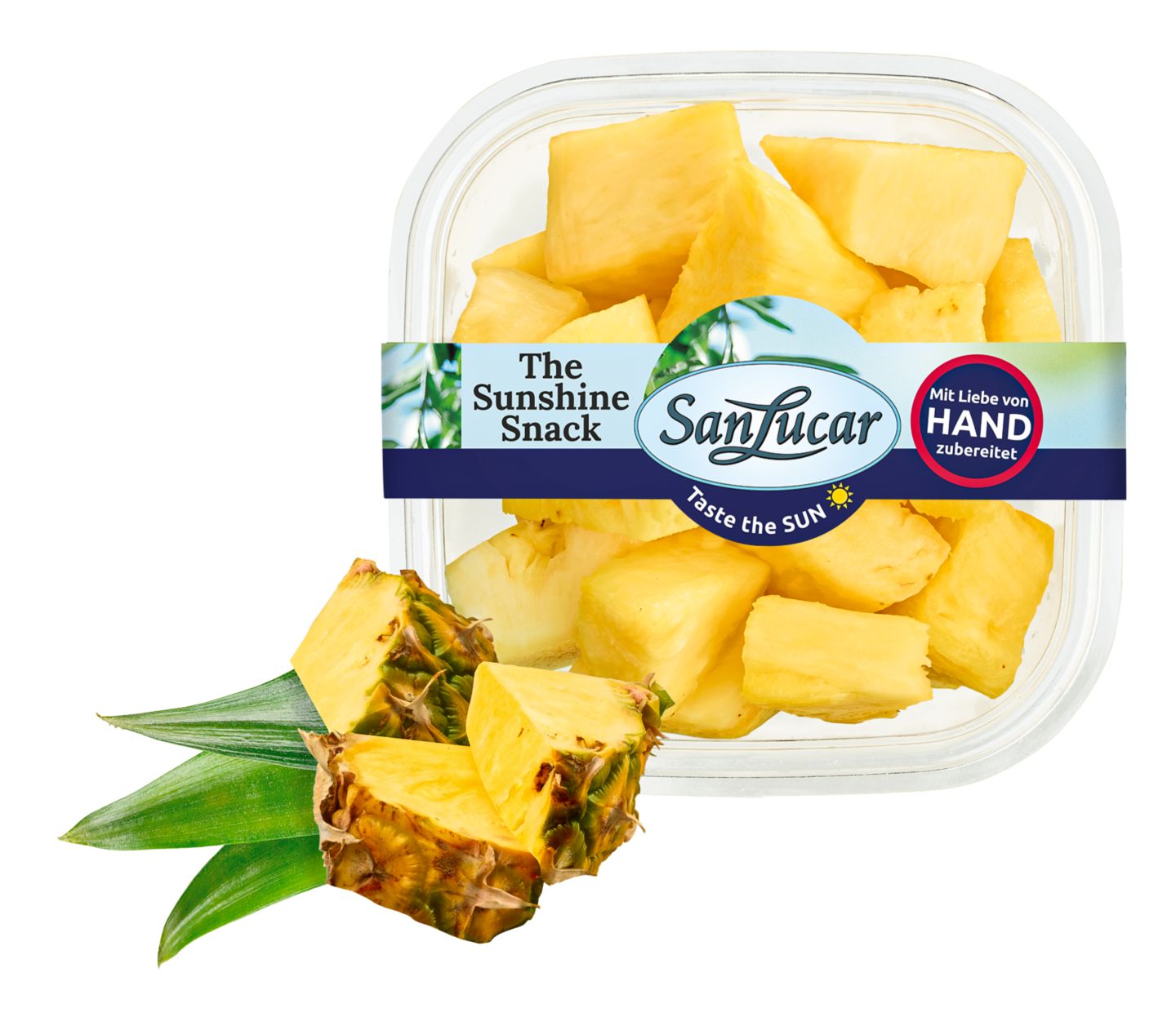 Ananas geschnitten