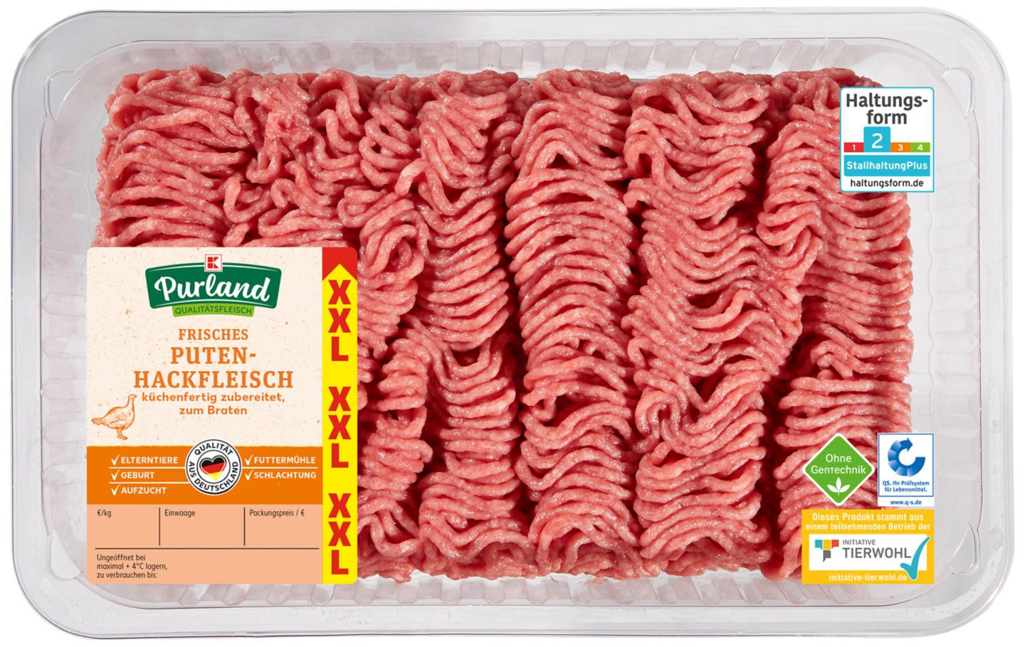 K-PURLAND Puten-Hackfleisch XXL