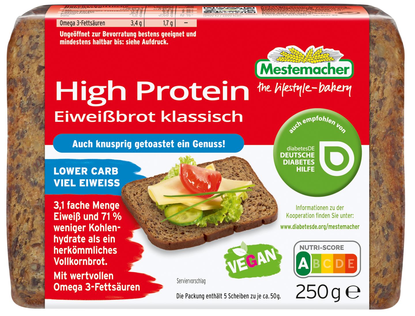 MESTEMACHER Eiweißbrot