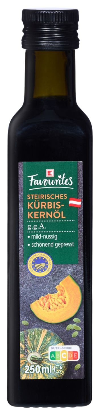 K-FAVOURITES Steirisches Kürbiskernöl g. g. A.