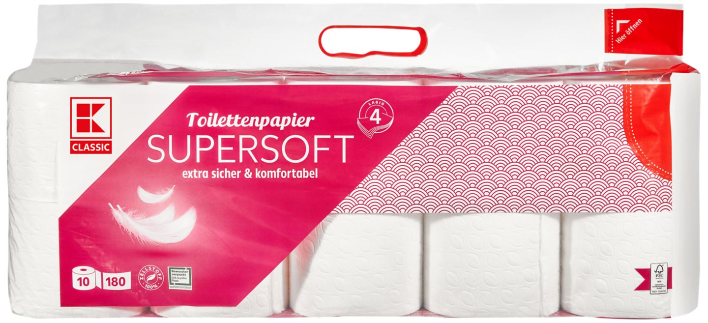 K-CLASSIC Toilettenpapier Supersoft