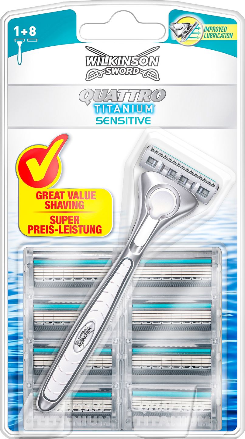 WILKINSON SWORD Quattro Titanium Sensitive