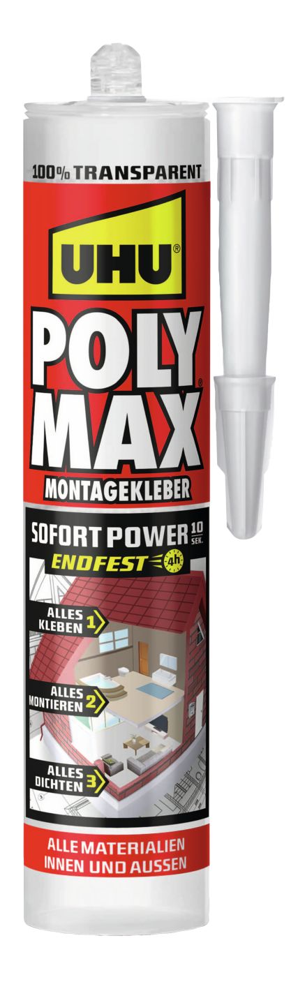 UHU Montagekleber »POLY MAX« transparent