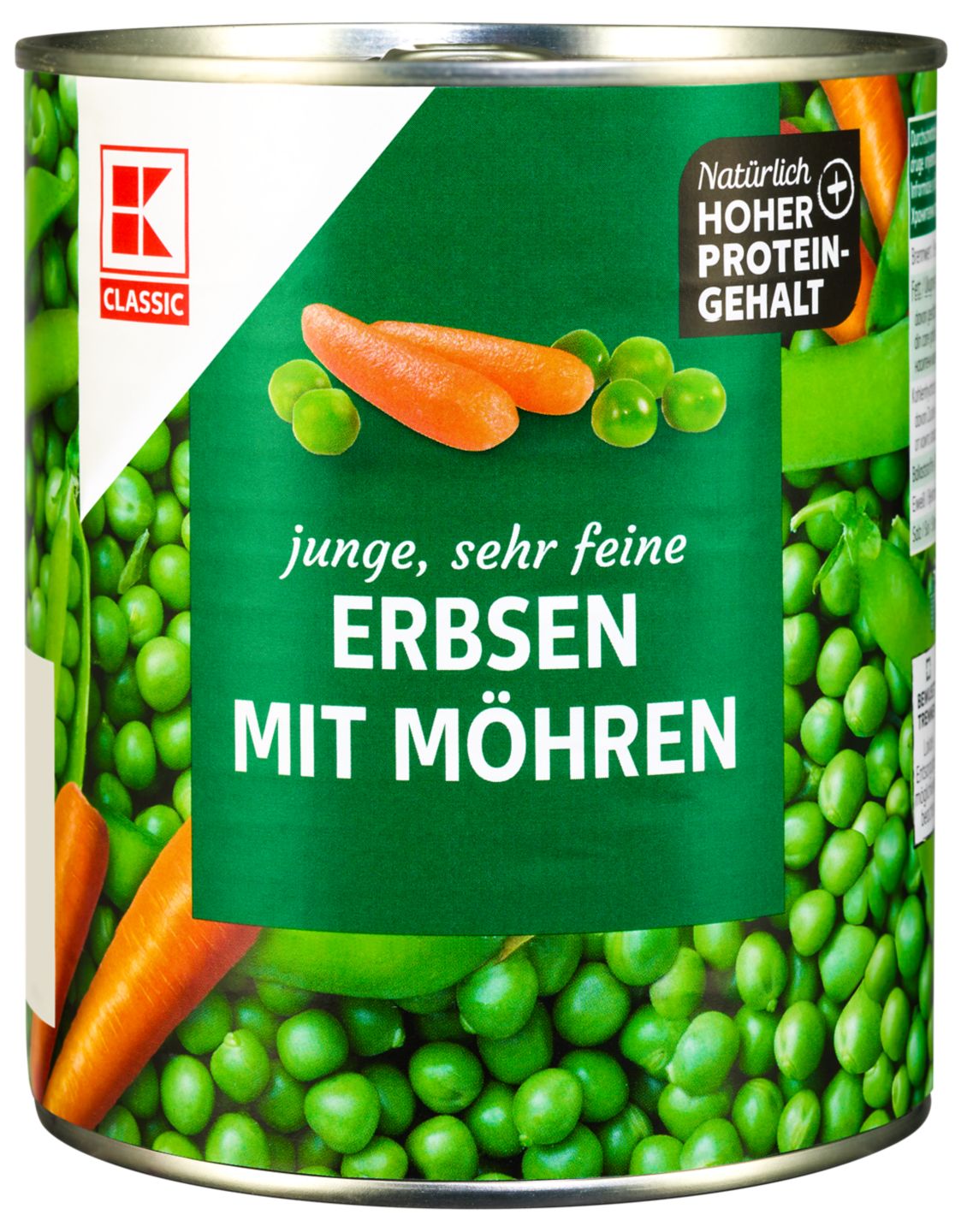 K-CLASSIC Junge Erbsen mit Möhrchen