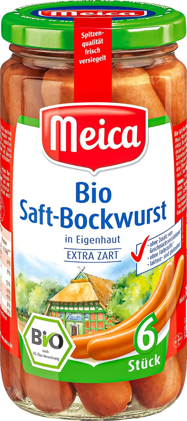 MEICA Bio-Saft-Bockwurst