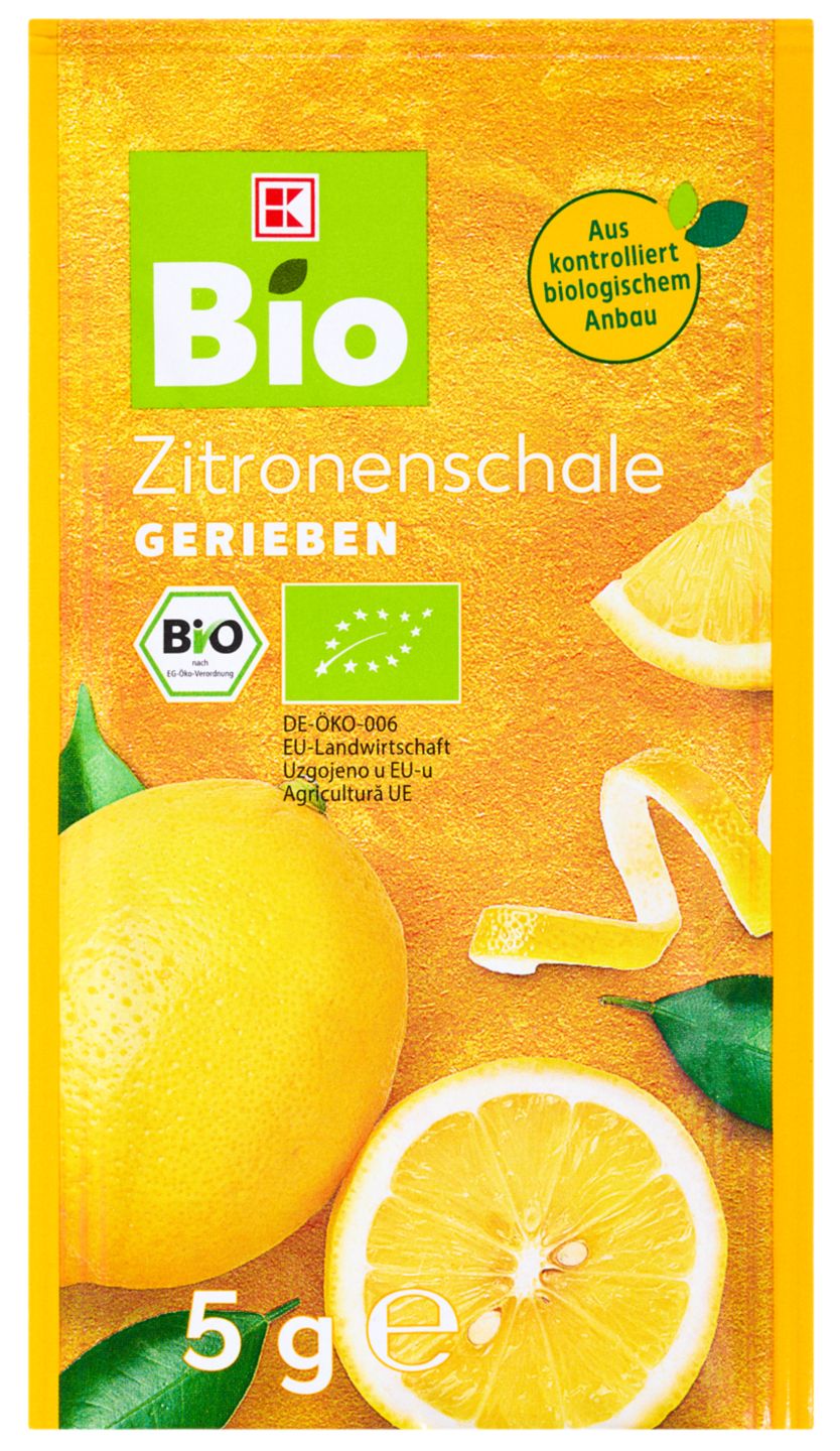 K-BIO Bio-Zitronen- oder -Orangenschale