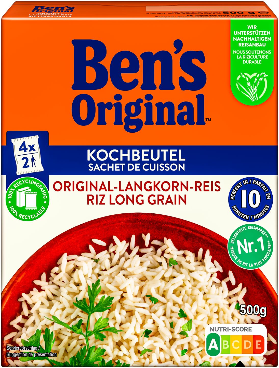 BEN'S ORIGINAL Reis im Kochbeutel